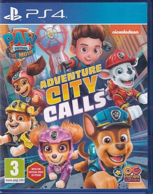 Paw Patrol The Movie Adventure City Calls - PS4 (B Grade) (Genbrug)